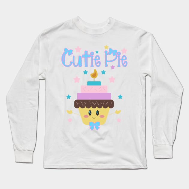 Cutie Pie Long Sleeve T-Shirt by jslbdesigns